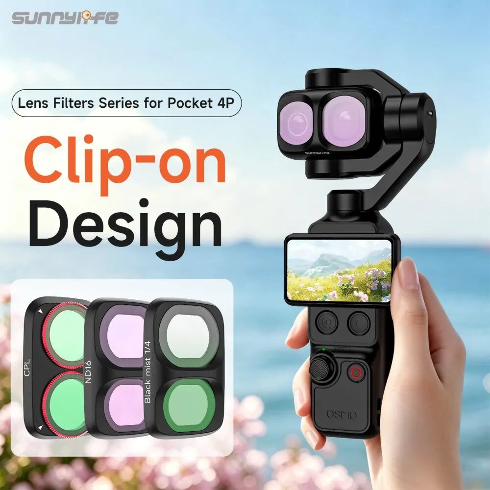 Sunnylife Osmo Pocket 4P ND/PL Filter Four Pack - Image 1